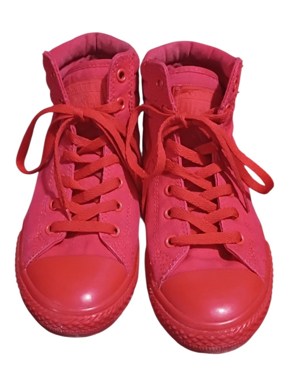 Converse Kids High-Top Sneakers in Red